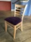 (2) Beechwood Ladderback Side Chair w/ Getty Thistle Upholstery