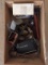 Miscellaneous Lot in Wood Wine Crate