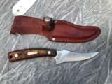 Schrade Old Timer 152 Sharpfinger Sheath Knife