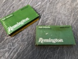 (2) Remington 6mm Remington Ammo Boxes with (25) Cartridges