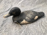 Vintage Wood Blue Bill Duck Decoy