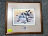 Limited Edition Duck Stamp Print & Stamp - Vermont 1987