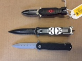 (3) Folding Knives