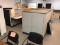 (4) Work Stations & 10 Filing Cabinets