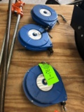 (3) Aero-Motive Retractable Tool Balancers