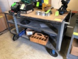 Rolling Steel Work Bench