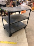 3-Tier Steel Rolling Utility Cart