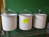 (5) Carlisle Frozen Food Tubs