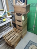 (8) Wood Crates