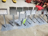 (16+/-) Galvanized Sign Holders