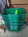 (13) Plastic Shopping Baskets