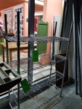 (3) Sections: Wire & Poly Shelving