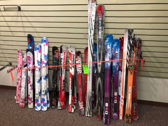 (31) Pairs of Asst.. Downhill & X Country Skis
