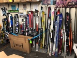 Asst.. Alpine & X Country Skis & Poles