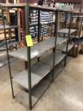 All Metal Shelves in Basement