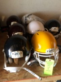 (7) Various Size Rawlings Football Helmets-Youth