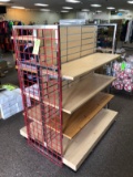 (9) Shelf Wood & Metal Display Unit