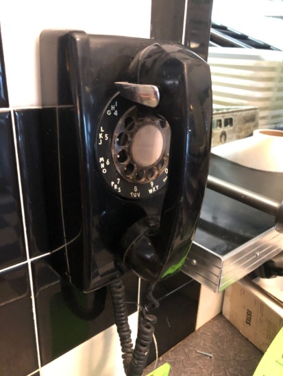 Vintage Bell Systems Rotary Wall Phone
