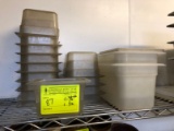 (12) Asst. Poly Cambro Inserts
