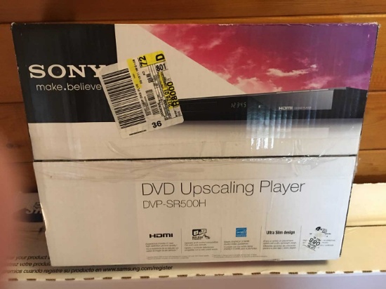 Sony DVD Upscaling Player, DVP-SR500H (NIB)