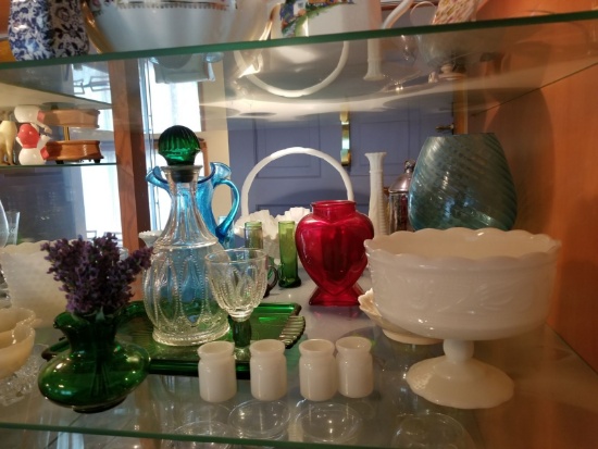 Asst. Colored Glass Ware