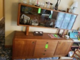 Credenza w/ Display Hutch