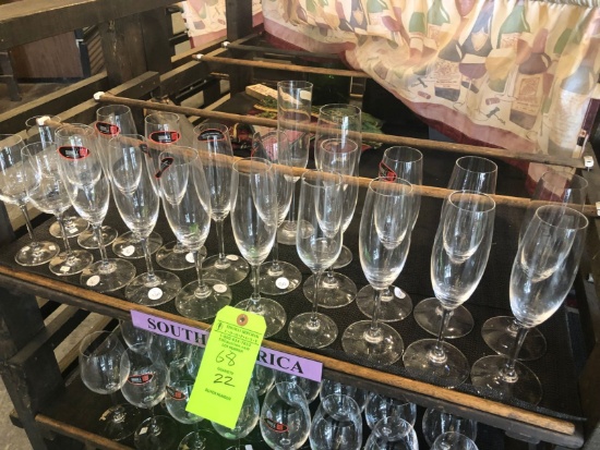 (22) Reidel Champagne Flutes