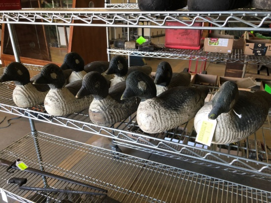 (8) Antique Victor Duck Decoys