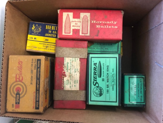 (16) Boxes of Assorted .30 Cal. Bullets