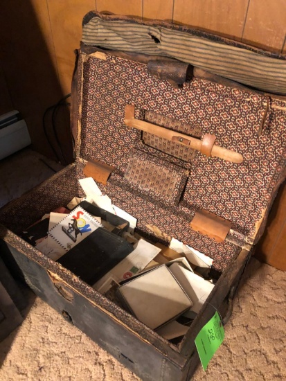Antique Leather Trunk