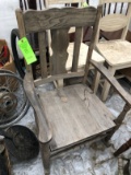 Antique Oak Porch Rocker