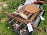 Cast Iron Furnace Grates & Antique Saw Blades