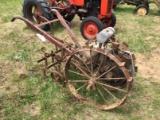 Antique Gas-Driven Walk-Behind Cultivator