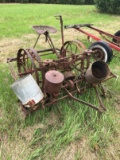 Antique Horse-Drawn 2-Row Corn Planter