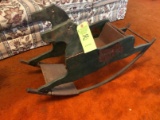 Antique Childrens Painted Rocking Horse