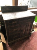 Antique Oak Commode