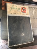 Vintage 7-Up Menu Board