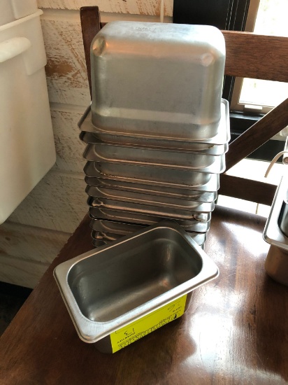 (13) SS Steam Table Pans