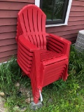 (7) Poly Adirondack-Style Chairs