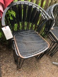 (4) Wire Mesh Patio Chairs