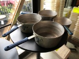 (4) Cool Handle Saucepans