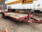 2005 Moritz Tandem Axle Tag Along Flatbed Trailer