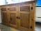 Three Door Pine Wall Cabinet