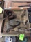 Vintage Buffalo Hand Crank Forge, Pots & a bag of smithing coal