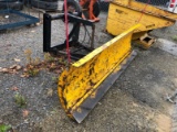 8' Power Angle Plow, fits telehandler