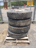 (4) AL Truck Rims w/ Mounted Tires