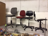 (4) Office Chairs