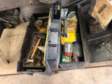 (2) Poly Tool Boxes w/ contents