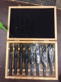Cased (8) Pc. Silver & Deming Drill Bit Set