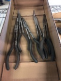 (5) Asst. Long Reach Needle Nose Pliers